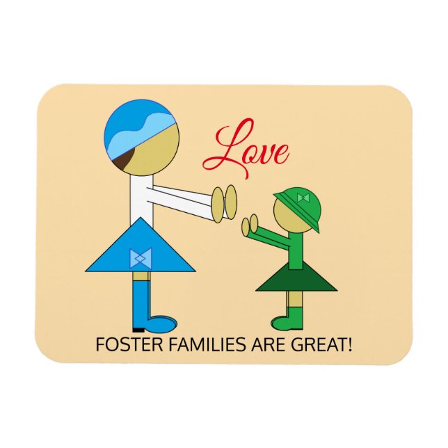 Foster Care Flexible Magnet (Horisontell)