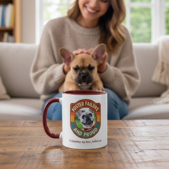 Foster Failure Pet Photo Mugg (Animal foster failure photo coffee mug)