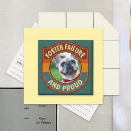 Foster Failure Retro-Randig Foto Magnet