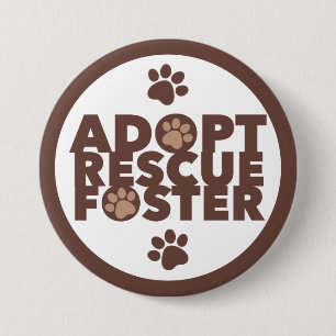 Foster för Pet Adopt Rädding Knapp