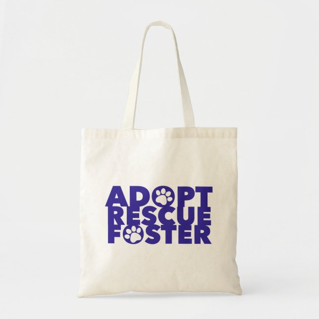 Foster för Pet Adopt Rädding Tygkasse (Framsidan)