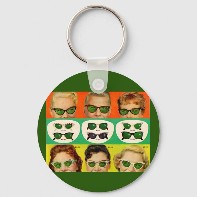 Foster Grant ad 1950s Nyckelring (Framsida)