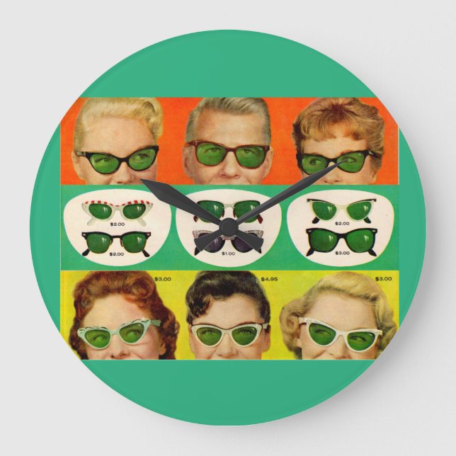 Foster Grant ad 1950s Stor Klocka (Framsida)