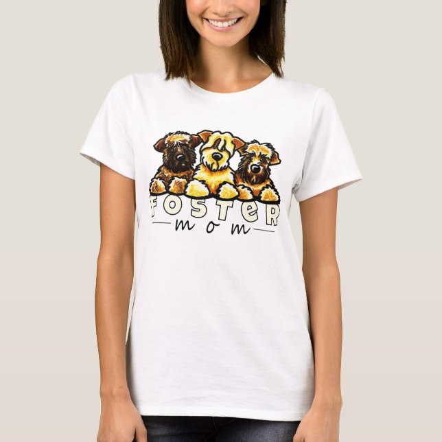 Foster Hund Mamma T-shirt (Framsida)