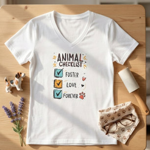 Foster Love Forever Rädda Djur T-Shirt