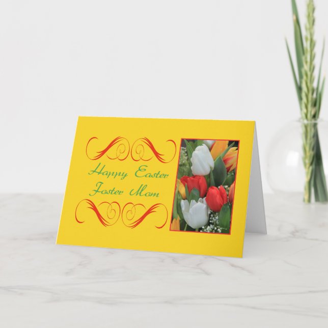 Foster Mamma Glad påsk Helgkort (Framsida)