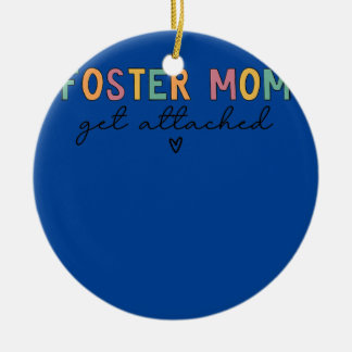 Foster Mamma kommer åt Julgransprydnad Keramik