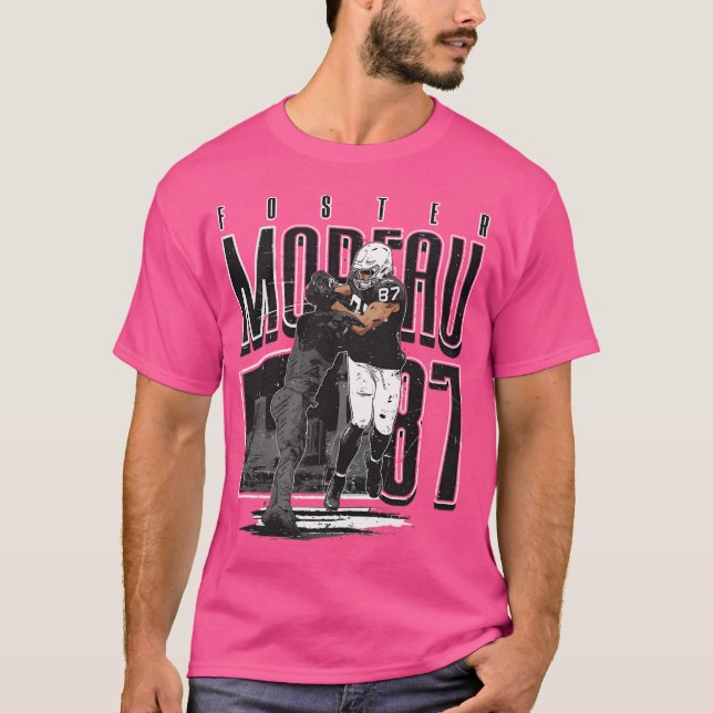 Foster Moreau Helmet Catch T Shirt (Framsida)