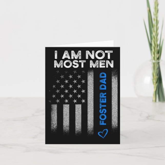 Foster Parent Dad Most Men Foster Care  Kort (Framsida)