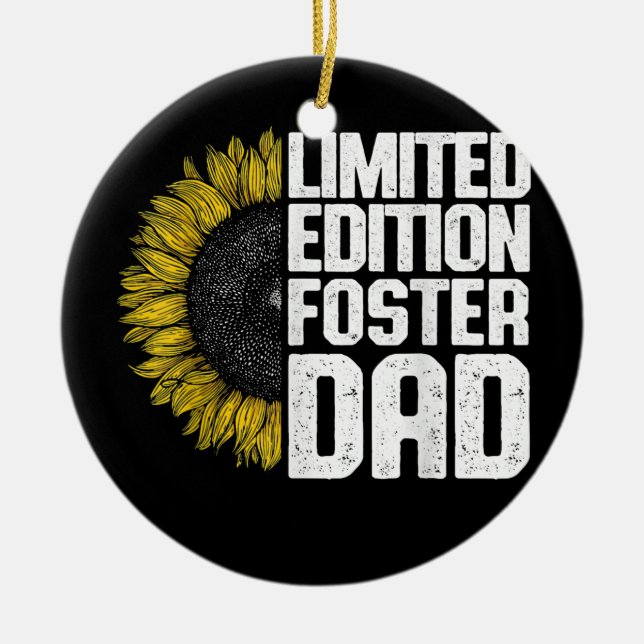 Foster Parent Mamma Pappa Foster Care Julgransprydnad Keramik (Framsidan)