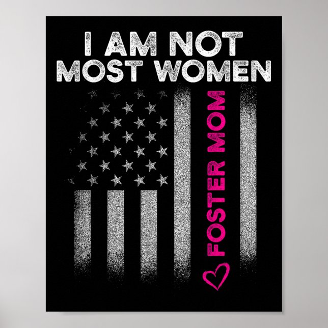 Foster Parent Mom Most Women Foster Care  Poster (Framsidan)
