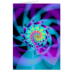 foster- spiral hälsningskort