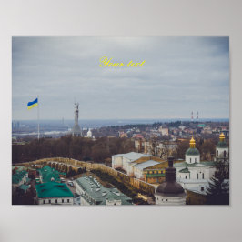 Fosterlandmonumentet i Kiev Poster