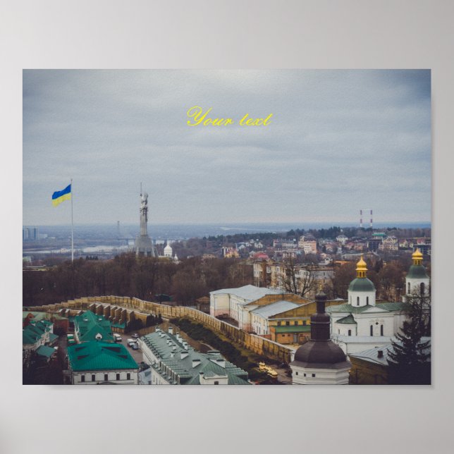 Fosterlandmonumentet i Kiev Poster (Framsidan)