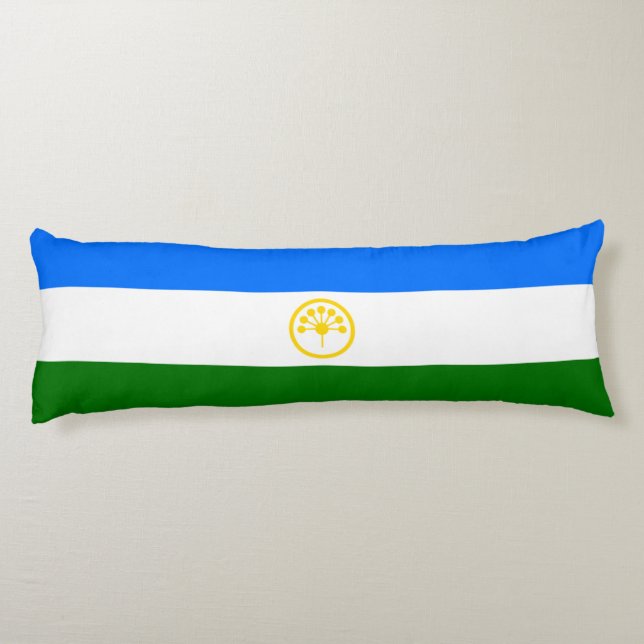 Fosterlandsk Bashkortostan Flagga Kroppskudde (Baksidan)