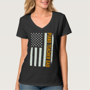 Fosterlandsk pianospelare pianist pianolärare papp t shirt
