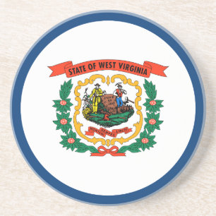 Fosterländsk West Virginia Statsflagga Underlägg
