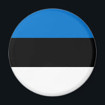 Fosterländska Estlands flagga Magnet<br><div class="desc">Patriotisk flagga av Estland.</div>