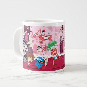 Fosters hem för Fokinarvänner Danskning Jumbo Mugg
