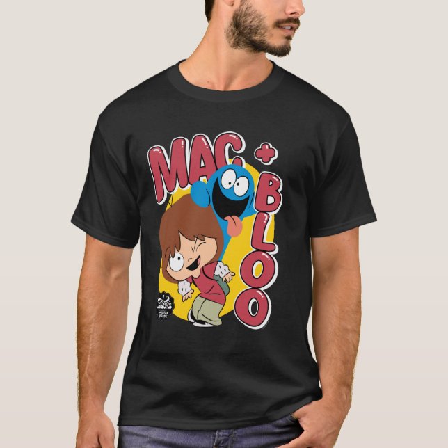 Foster's Home for Imaginary Friends Mac and Bloo F T Shirt (Framsida)