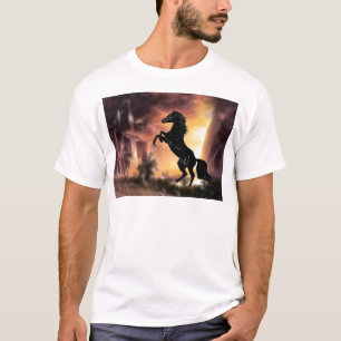 Fostra för Friesianhingsthäst Tee Shirt