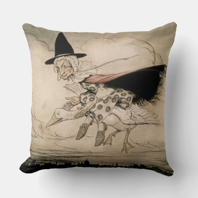 Fostra gåsen, frontispiece av 'morgåsen Olen Kudde (Framsida)