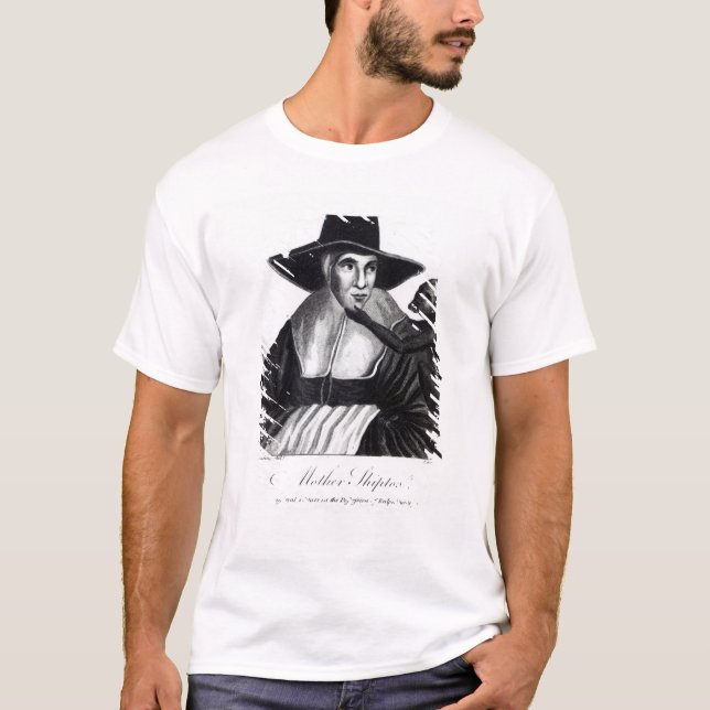 Fostra Shipton som inristas av John Scott, 1804 Tee Shirt (Framsida)