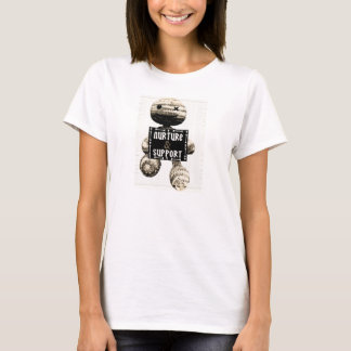 Fostran- och servicemaskotutslagsplats t-shirt