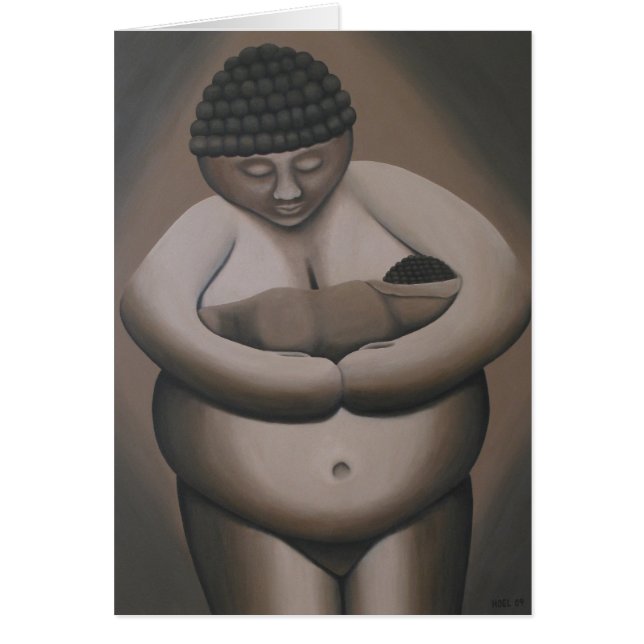 Fostrankort (anpassadet) hälsningskort (Framsidan)