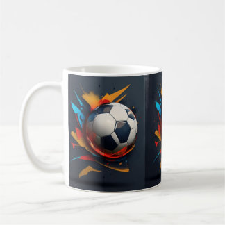 fot boll kaffemugg