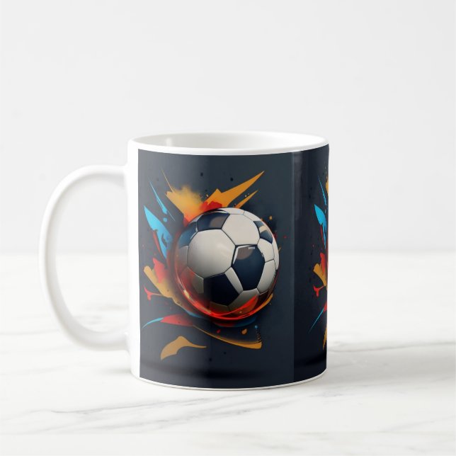 fot boll kaffemugg (Vänster)