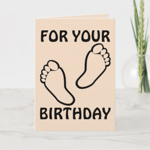 FOT MASSAGE BIRTHDAY-KORT KORT