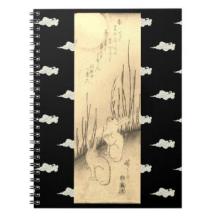 Fotanteckningsbok (80 sidor B&W) TVÅ BUNNIES & MÅN Anteckningsbok