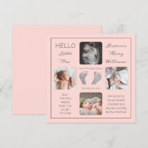 Fotavtryck av Många födelsemeddelande