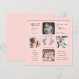 Fotavtryck av Många födelsemeddelande