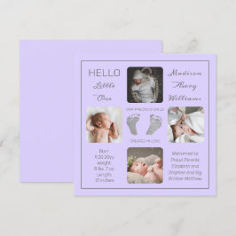 Fotavtryck av Många födelsemeddelande