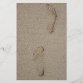 fotavtryck brevpapper