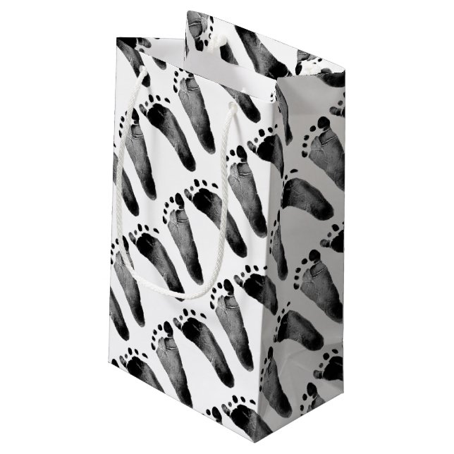 Fotavtryck för spädbarn (Baksidan Vinklad)