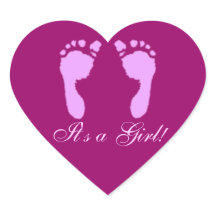 Fotavtryck från baby (flicka)