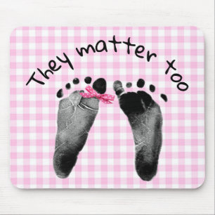 Fotavtryck från ProLife Baby på Gingham Musmatta
