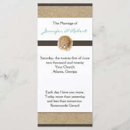 Fotavtryck i Bröllopsprogrammet Sand Program