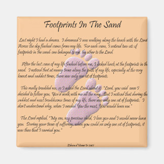 Fotavtryck i ljudet magnet