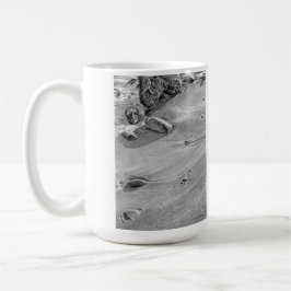 Fotavtryck i Sand Kaffemugg