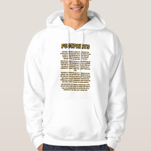 Fotavtryck i Sand Prayer-Manarna Hoodie