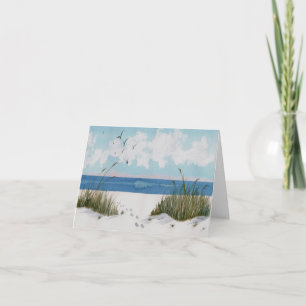 Fotavtryck i sandsymbolkortet kort