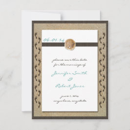 Fotavtryck i Spara datum i Sand Spara Datumet