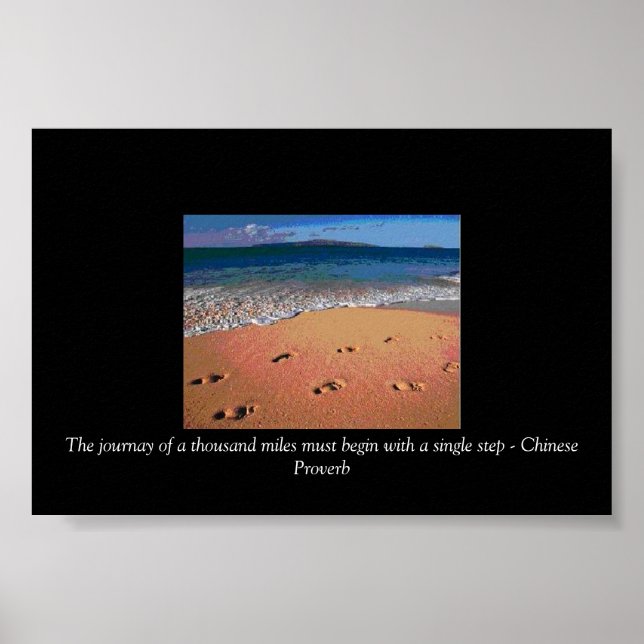 Fotavtryck Poster (Framsidan)