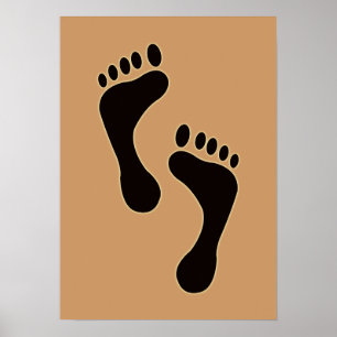 Fotavtryck Poster