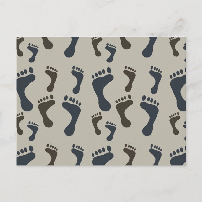 Fotavtryck Vykort (Framsida)