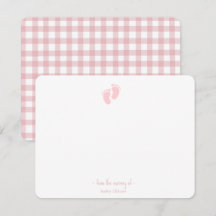 Fotavtrycksflicka för Cute Rosa Baby Nursery